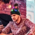 Новогодняя шапка с мигающими огоньками 